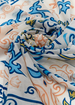 Платок шелк 100х100, рисунок 241-03