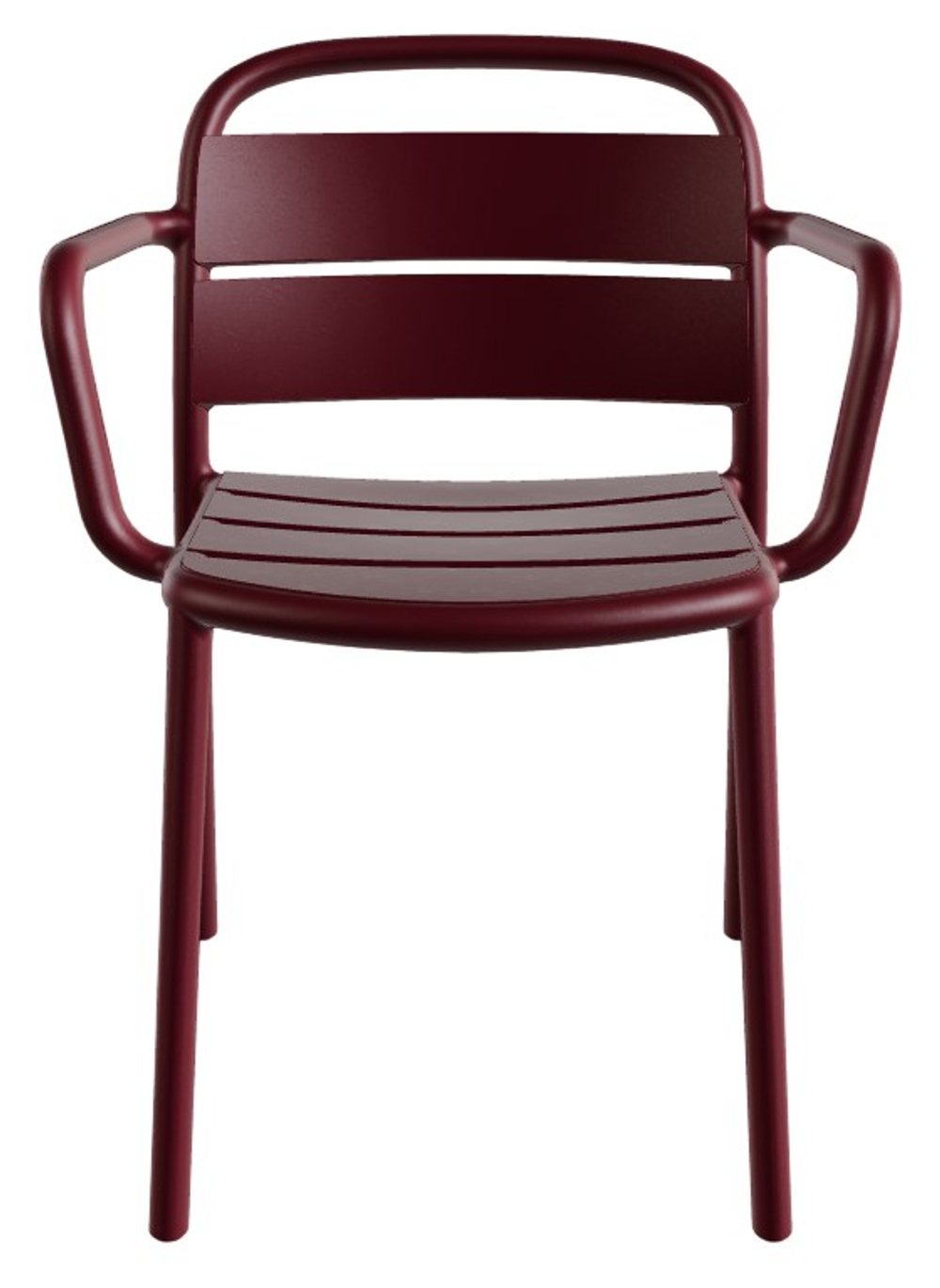 Кресло пластиковое Papatya Balat-K, гранатовый