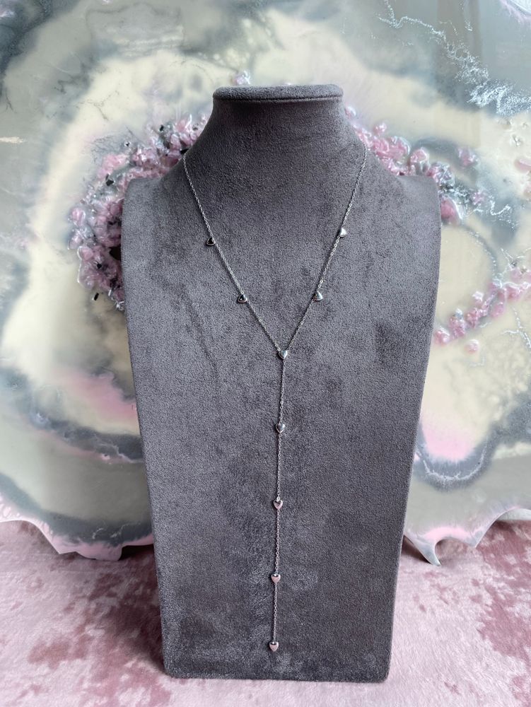 Колье Сердечки, сталь Колье Сердечки, сталь