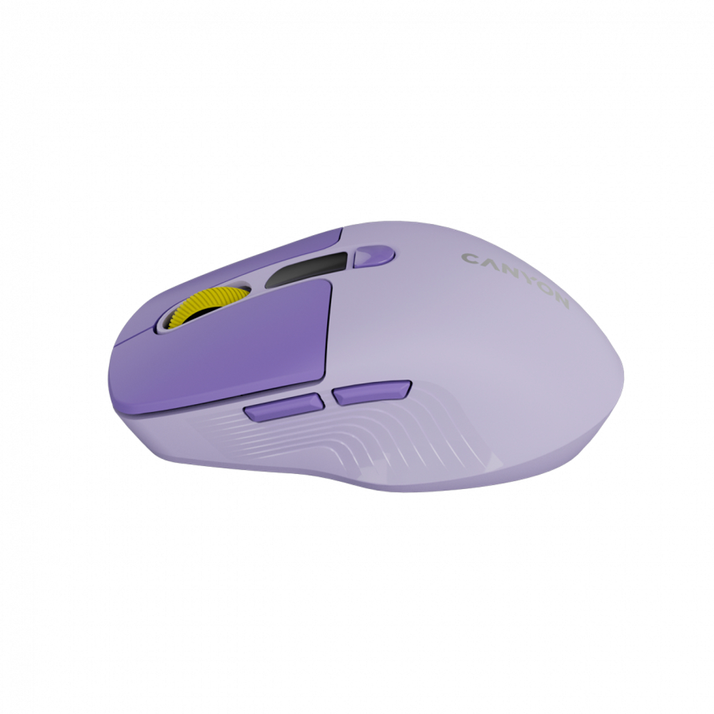 CANYON mouse MW-26 LCD Silent Dual Mode Wireless Violet