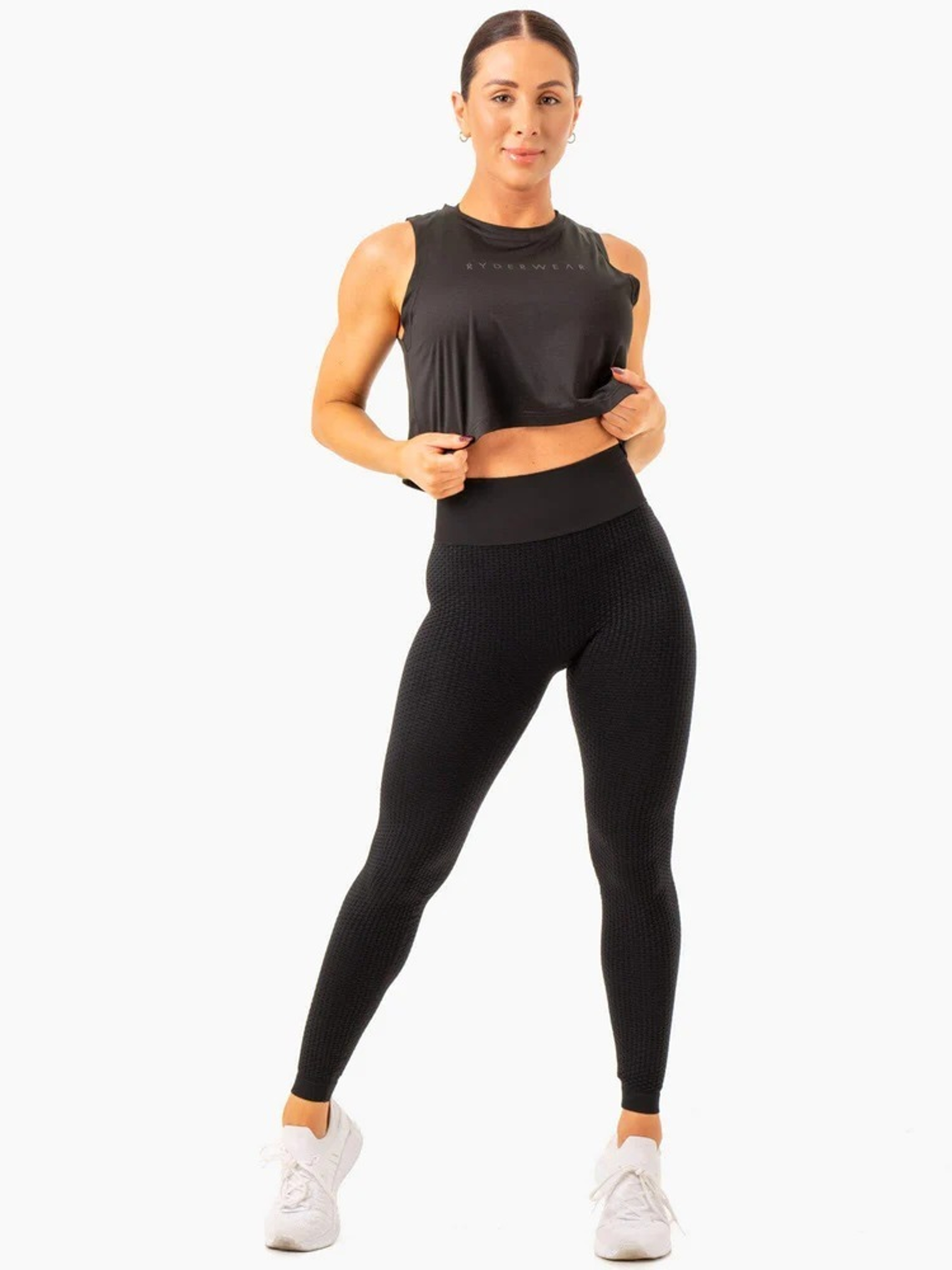 Леггинсы RYDERWEAR Honeycomb Scrunch Black
