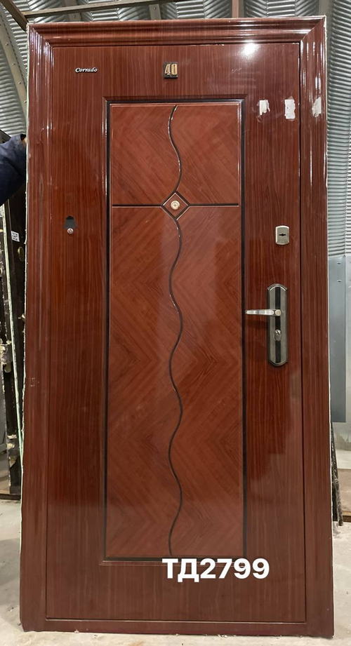 Дверь металлическая Б/У 205(в) х 96(ш) Входная