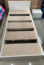 Кровать Мори КРМ 900.1 Белый 900*2000