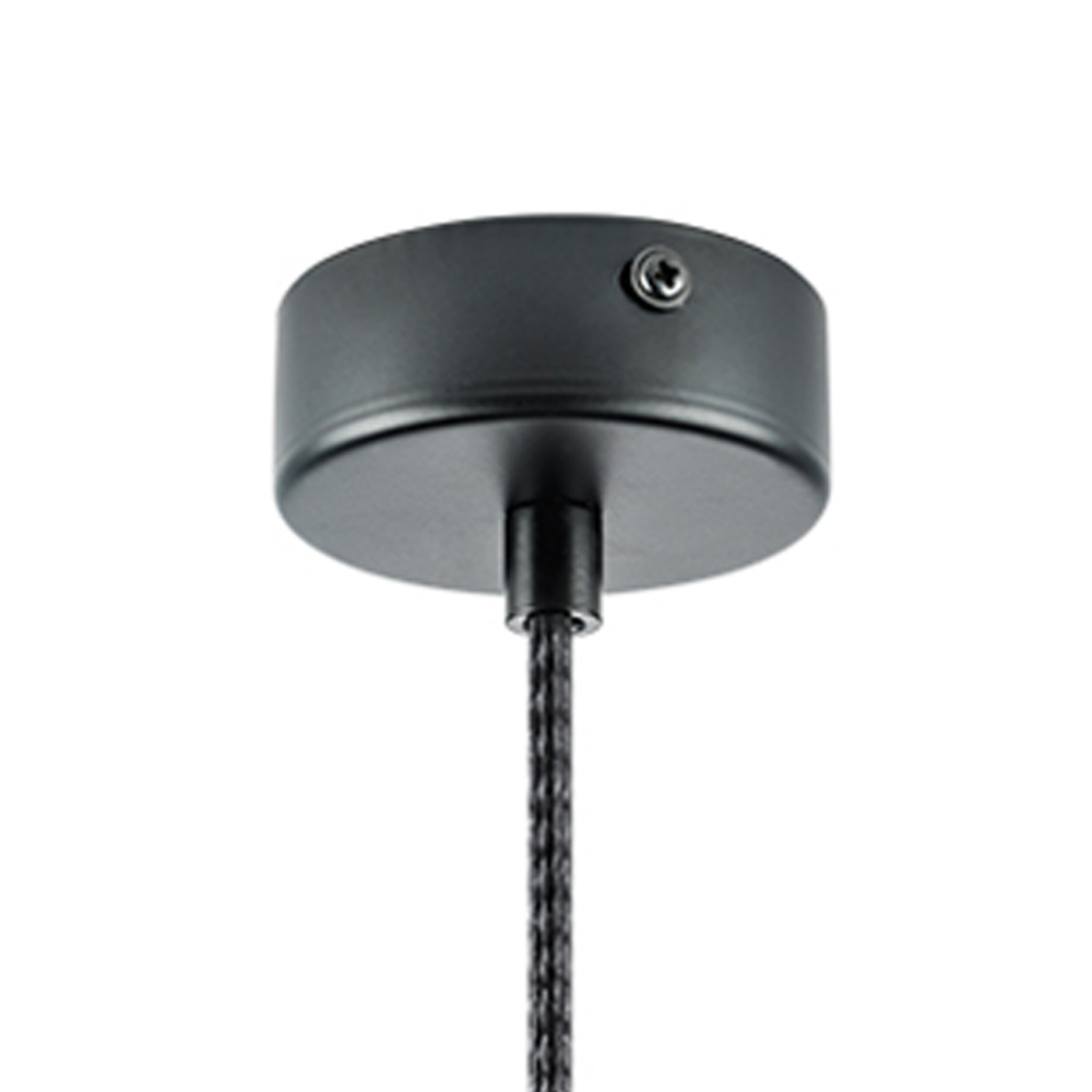 816317 Люстра DUMO 1х40W E27 ЧЕРНЫЙ МАТОВЫЙ