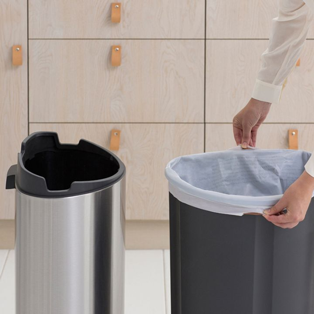 Мусорный бак 40л Brabantia Touch Bin New стальной