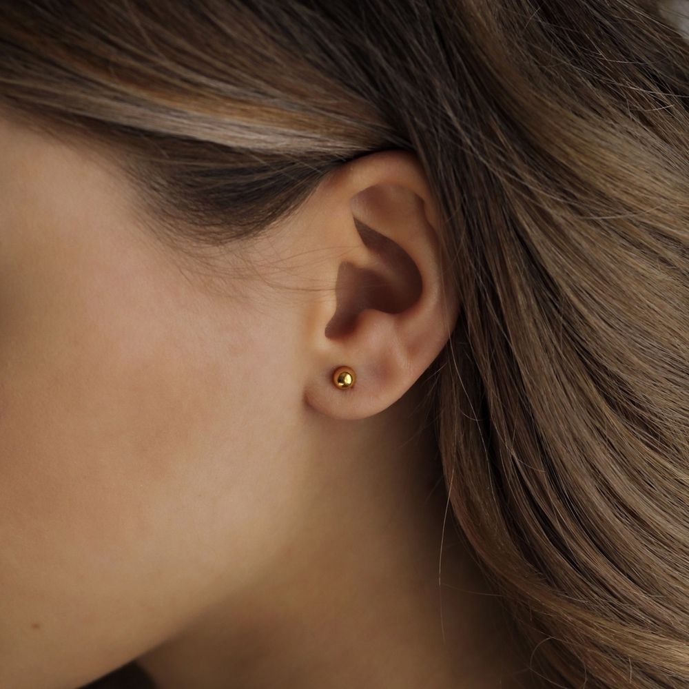 Пусет Hemisphere, позолота