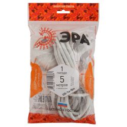 Удлинитель электрический ЭРА UX-1е-5m с заземлением 1 розетка 5м ПВС 3x0,75мм2 10А