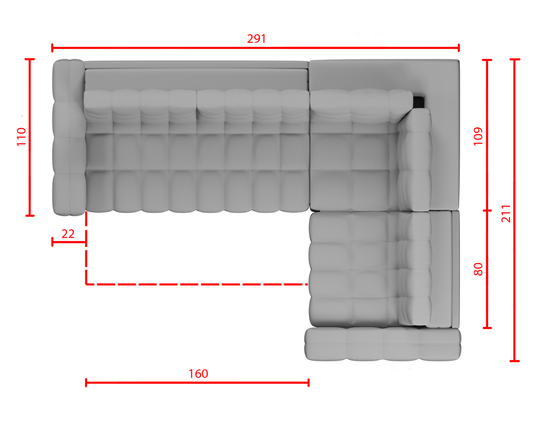 Диван угловой АМАДЕЙ (2+угл+1)