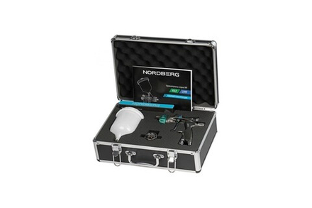 Краскопульт пневматический NORDBERG NP7015 LVMP с верхним баком, сопло 1,3 мм ЦБ-0011277