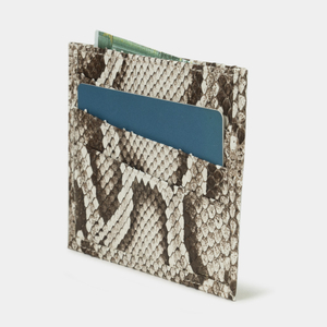 Картхолдер-визитница кожаная Carte натурального цвета