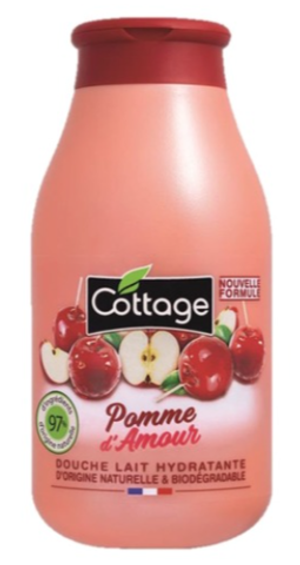 Cottage Молочко для душа увлажняющее ЯБЛОКО В КАРАМЕЛИ /Douche Lait Hydratante - Pomme d'Amour 250 мл