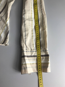 Блузка Oggi в полоску, визуально на 44 размер