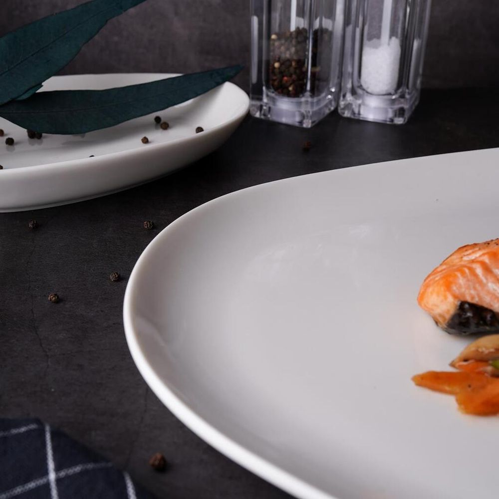 Блюдо овальное 32*27 см h3,5 см White Island By Bone Innovation [6]