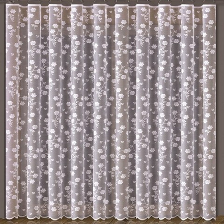 Занавеска "Ф. 618282" на шторной ленте, цвет кремовый, Польша.