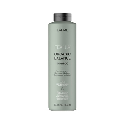 Бессульфатный увлажняющий шампунь для всех типов волос Lakme Teknia Organic Balance Shampoo 1000мл