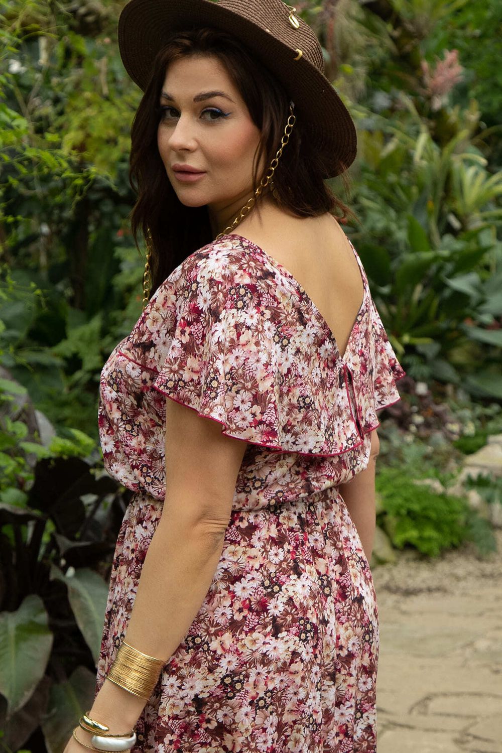 Платье Жара (бордовое) П13415-16М LT Collection