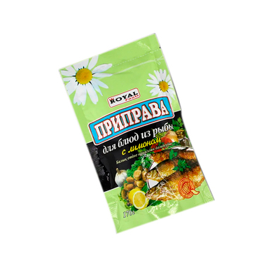Приправа для блюд из рыбы с лимоном 170г, "Royal Food", Казахстан
