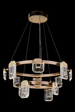 Подвесная люстра LE7771/8+4 Gold золото Natali Leon