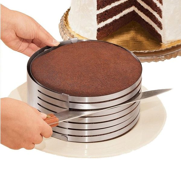 Форма-слайсер для нарезки коржей Cake Slicing Tool, 15-20 см