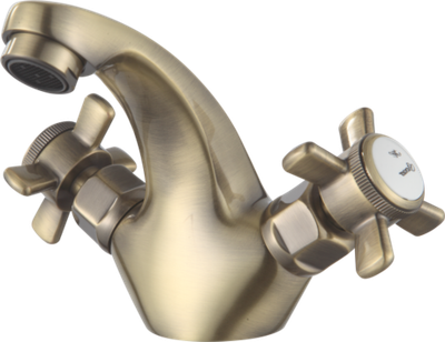 15012-D Смеситель для умывальника (БРОНЗА) "GANZER