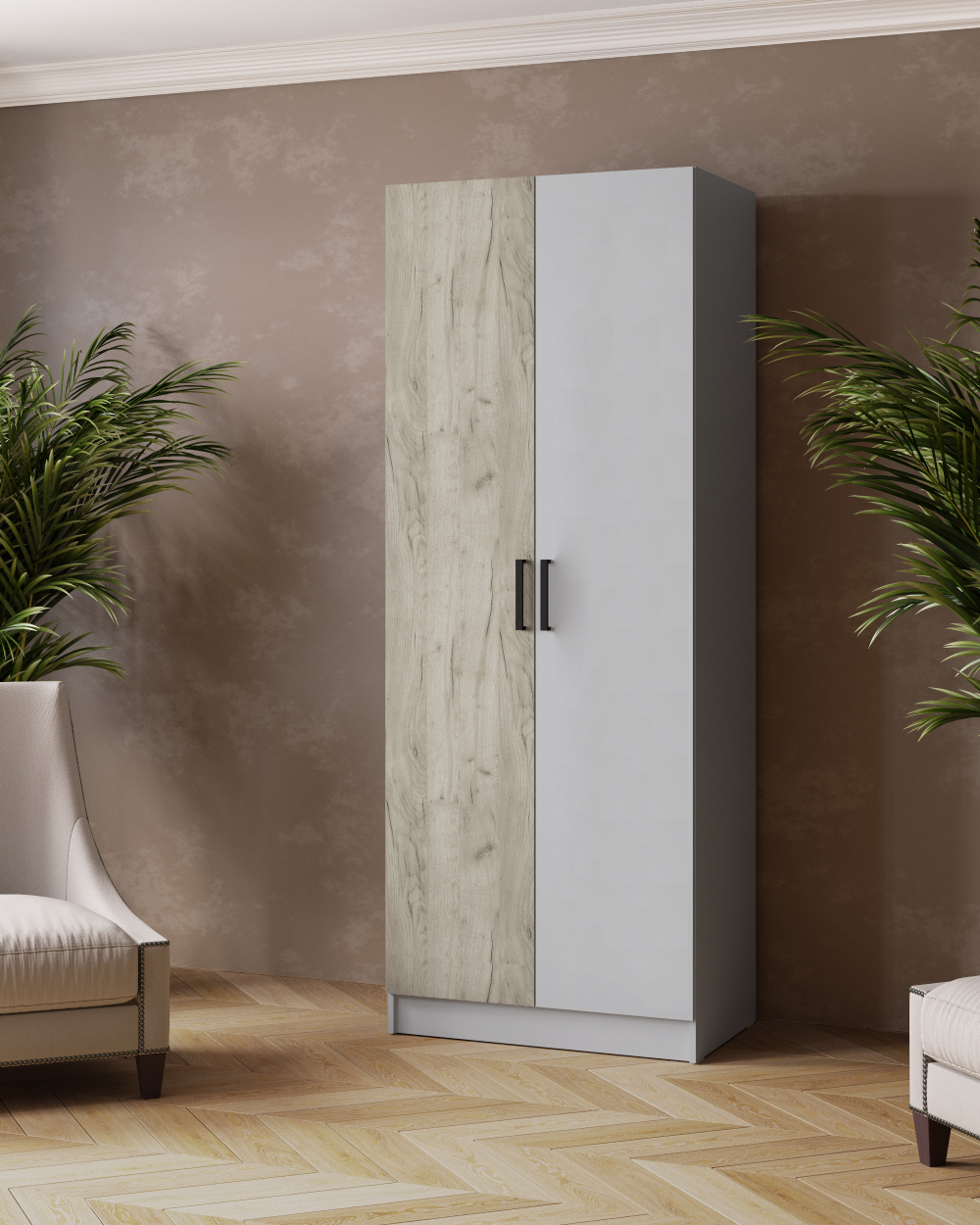 Шкаф комбинированный Ларс (0,8) без зеркала