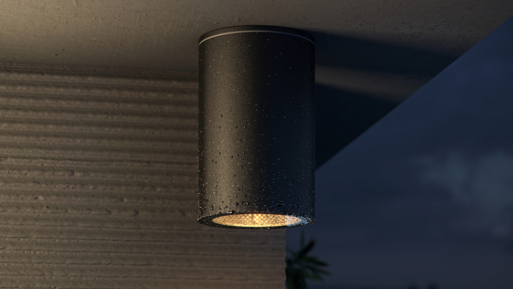 Уличный потолочный светильник Outdoor O307CL-01B