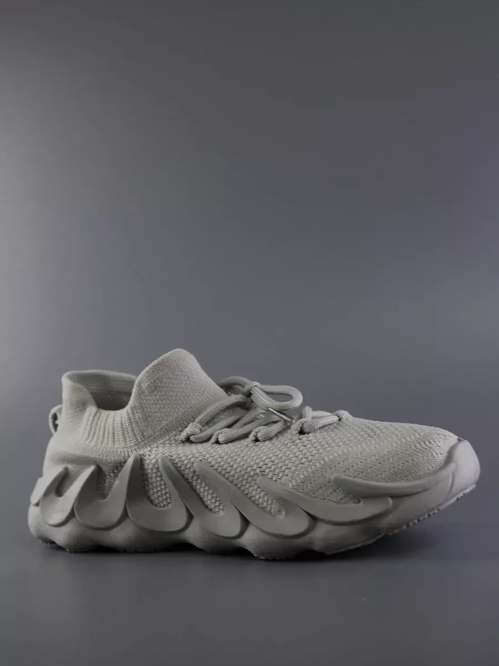 Кроссовки Изики детские - Yeezy boost- светло-серые