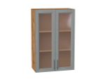 Шкаф верхний с 2-мя остекленными дверцами Сканди