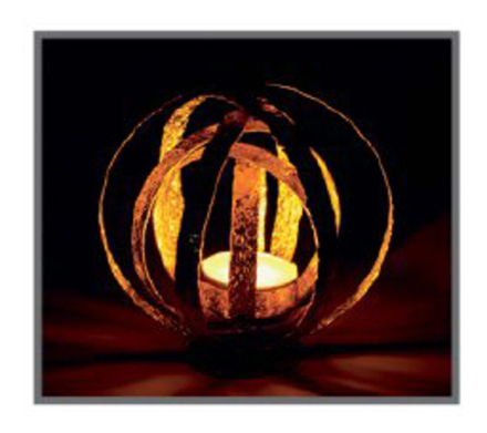 Mukul Goyal Подсвечник для чайной свечки РУСТИК, золотистый MG017