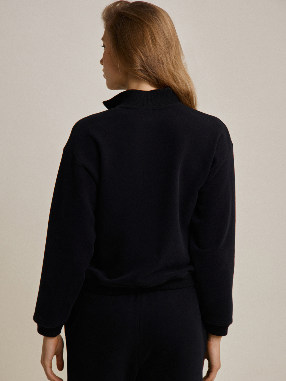 Джемпер Half Zip Tommy Sweatshirt in Black