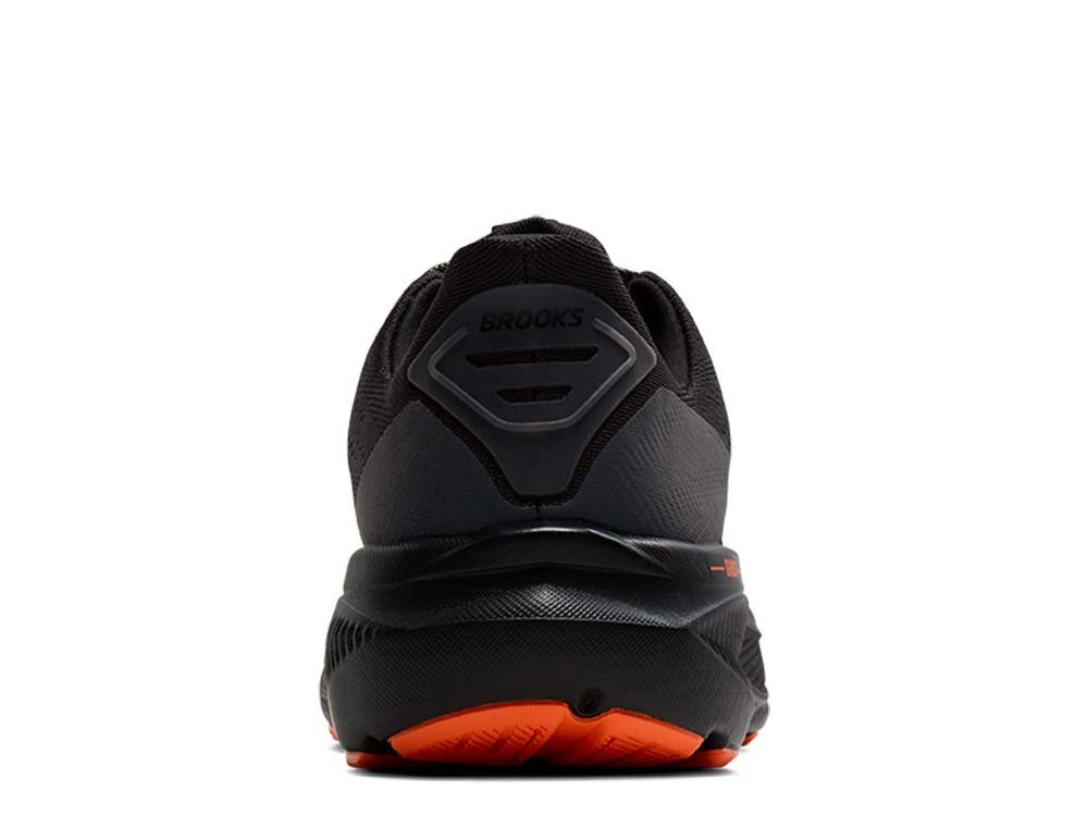 Кроссовки для бега мужские Brooks Ghost 17 Черно-оранжевые