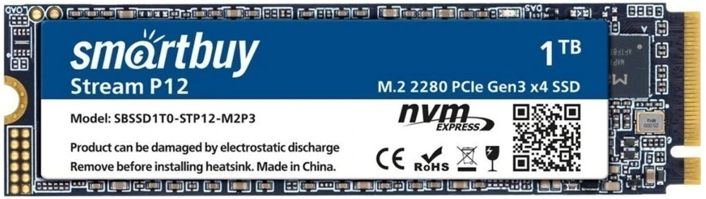 Накопитель SSD M.2 2280 SmartBuy Stream P12