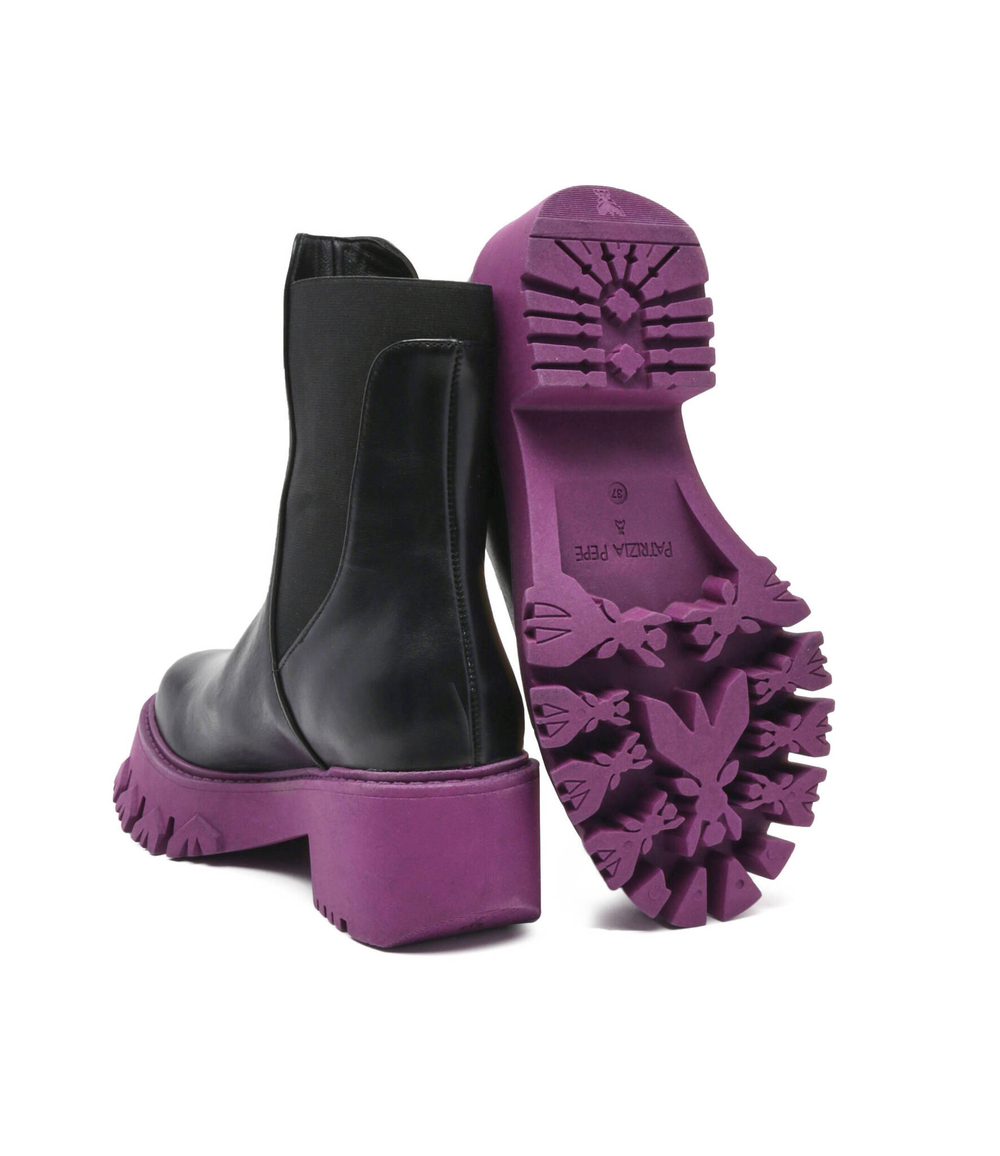 Кожаные ботильоны Patrizia Pepe - черный(CY9814 L011)