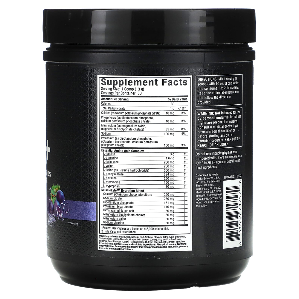 MuscleTech, Platinum, 100% EAA+, со вкусом винограда, 387 г (13,65 унции)
