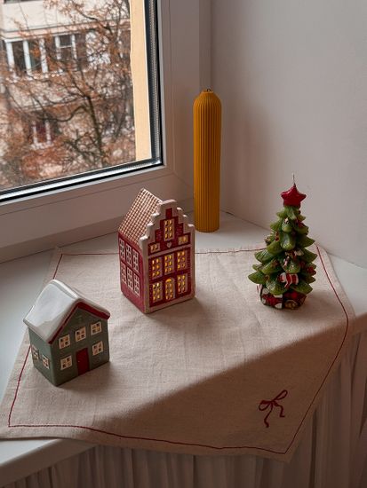 Свеча декоративная green miracle из коллекции new year essential, 18 см