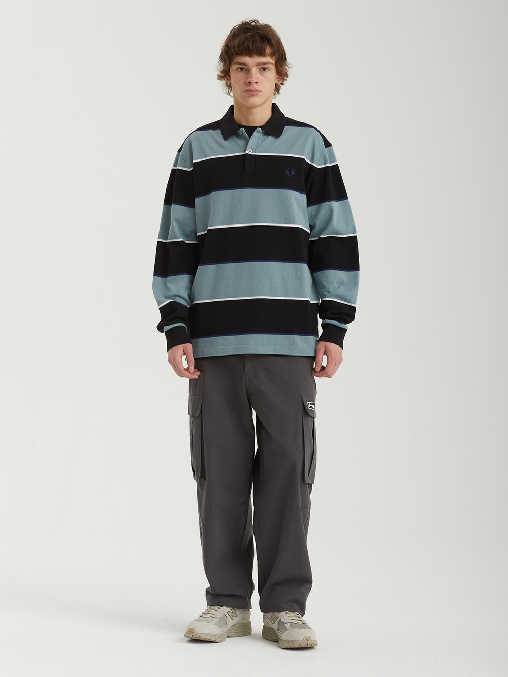 Мужская Рубашка-поло Hw Jersey Striped