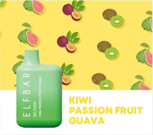 Купить Одноразовый Pod Elf bar BC3000 - Kiwi Passionfruit Guava (3000 затяжек)