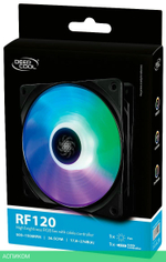 Кулер для корпуса DeepCool RF 120 (DP-FRGB-RF120-1C)