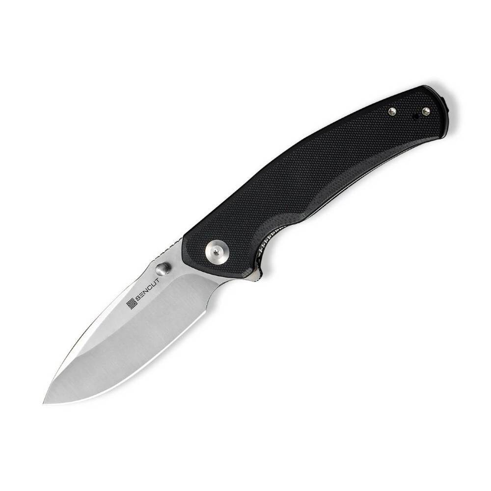 Складной нож SENCUT Slashkin D2 Steel Satin Finished Handle G10 Black