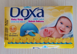 Детское туалетное мыло Doxa желтое (Турция) 90гр.
