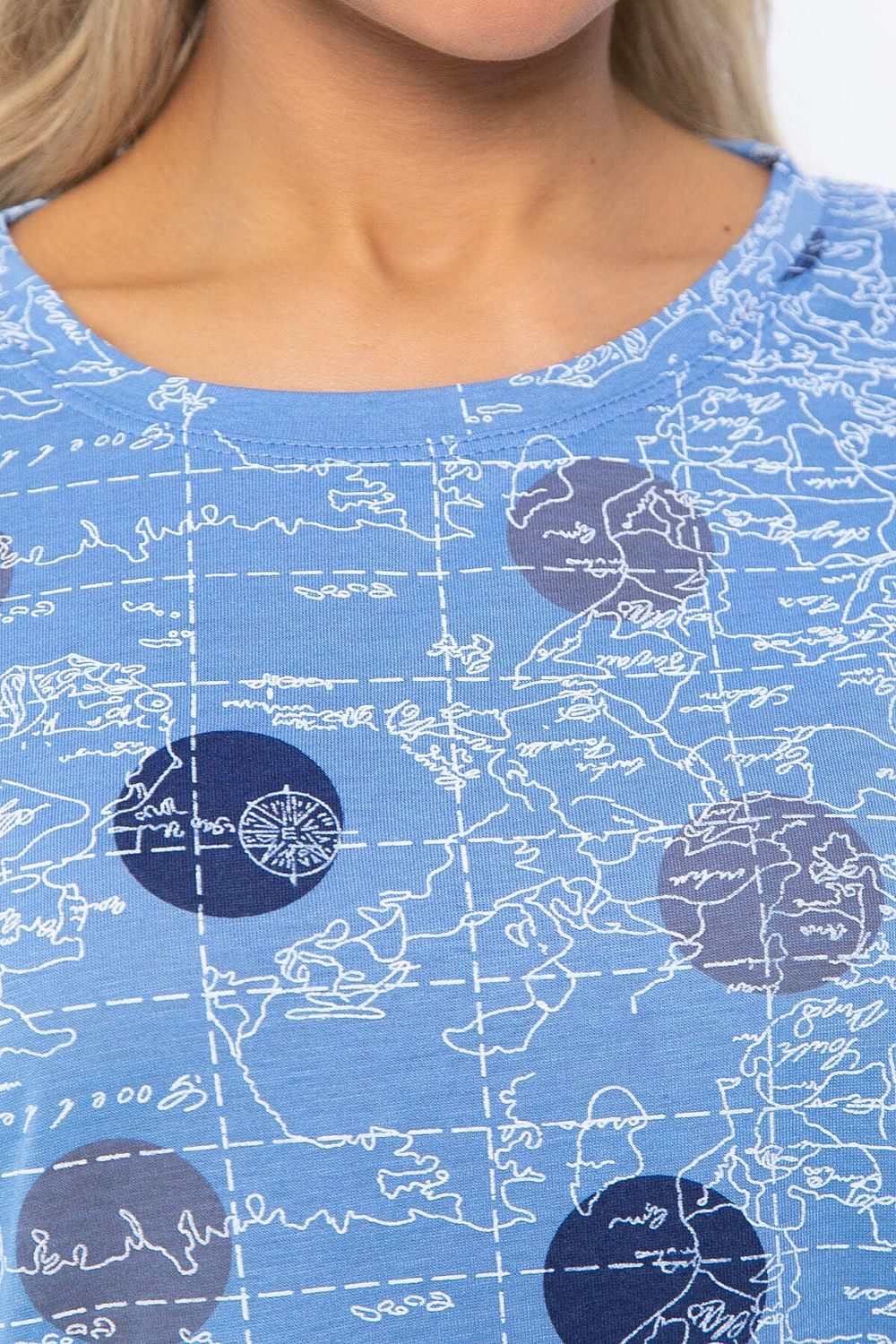 Блуза Тори (джинс) Б13518-20М LT Collection