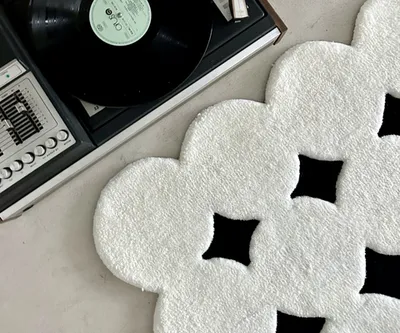 Коврик LUGG черный, 100х70 см