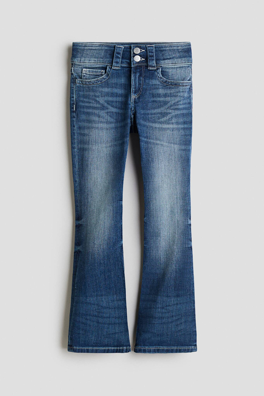 H&M Джинсы Bootcut Leg Low, синий