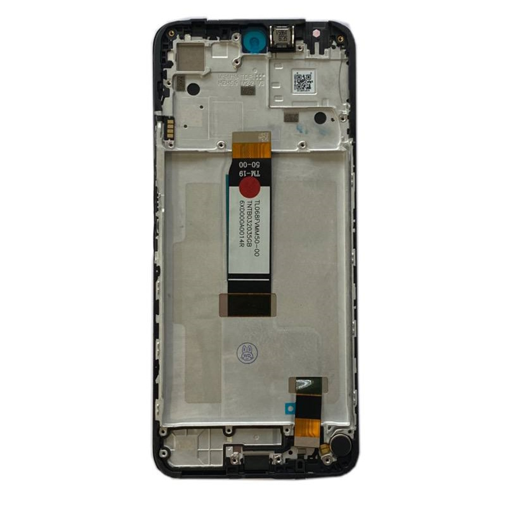 Дисплей для Xiaomi Redmi 12 4G (23053RN02Y) с тачскрином и рамкой Черный - OR