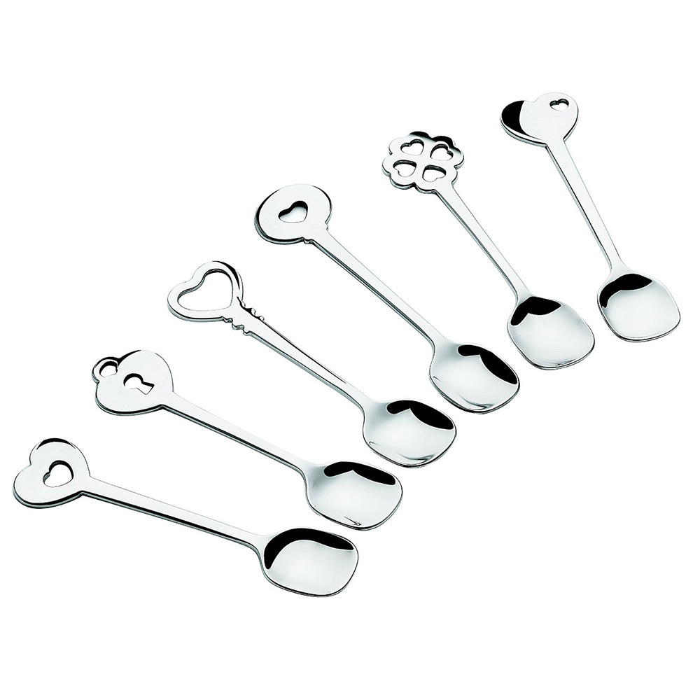 Набор чайных ложек love key, 6 шт.