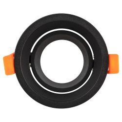 Светильник встраиваемый алюминиевый ЭРА KL98 BK под лампу MR16 GU5.3 черный