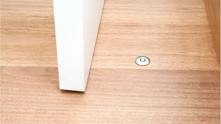 Упор дверной скрытый магнитный FANTOM PREMIUM HGT006. Матовый хром