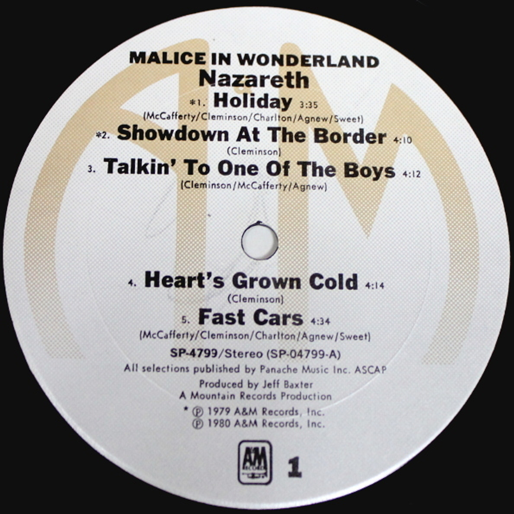 Nazareth / Malice In Wonderland (LP)