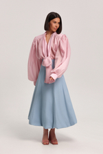 Блуза с бантом