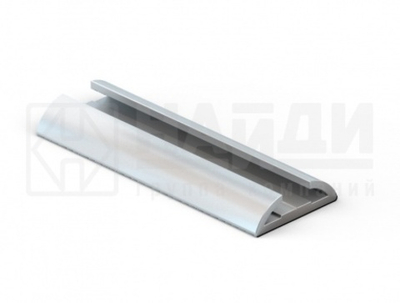 Профиль направляющий для распашной системы Матовый хром